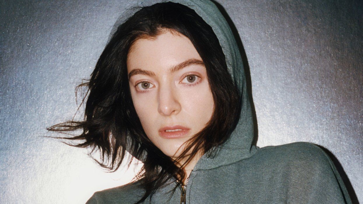 Lorde in promotional photo for her fourth studio album Virgin