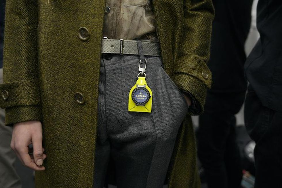 Louis Vuitton Present's Chic, Floral Menswear for Fall 18 Paris Show