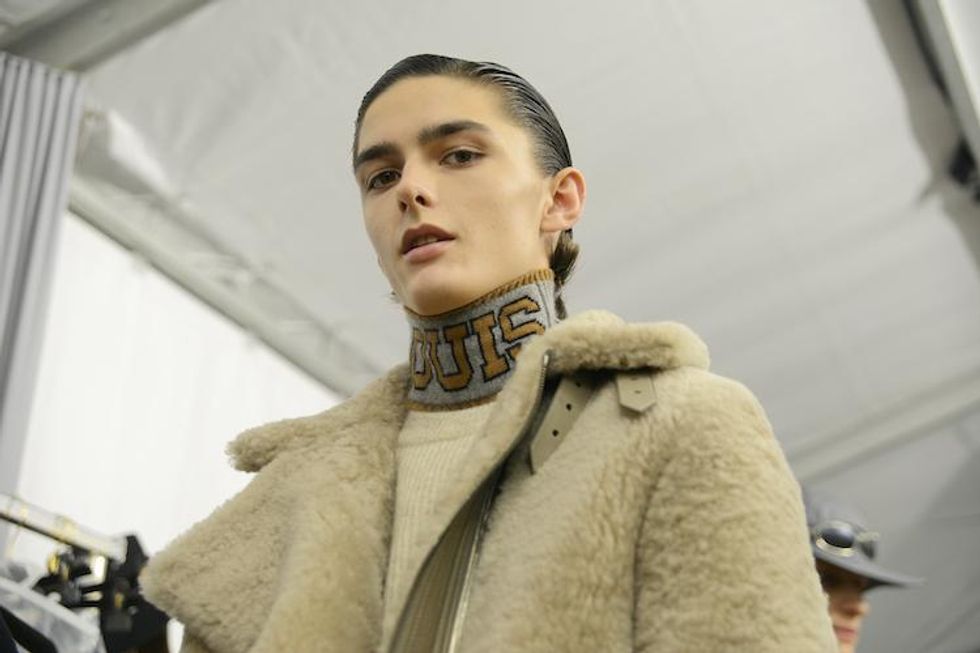 Louis Vuitton Present's Chic, Floral Menswear for Fall 18 Paris Show