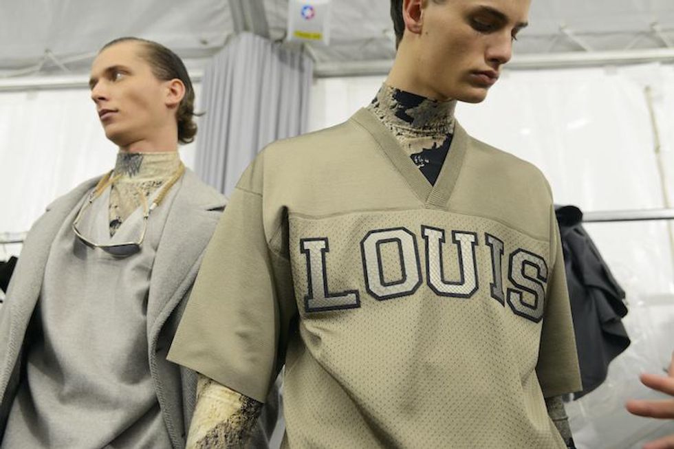Louis Vuitton Present's Chic, Floral Menswear for Fall 18 Paris Show