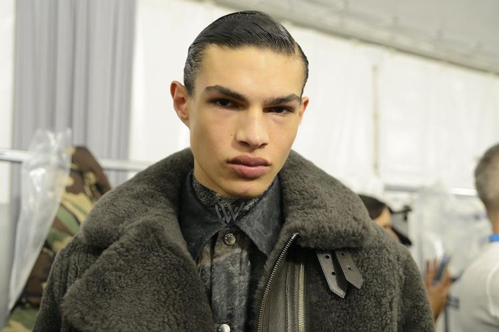 Louis Vuitton Present's Chic, Floral Menswear for Fall 18 Paris Show