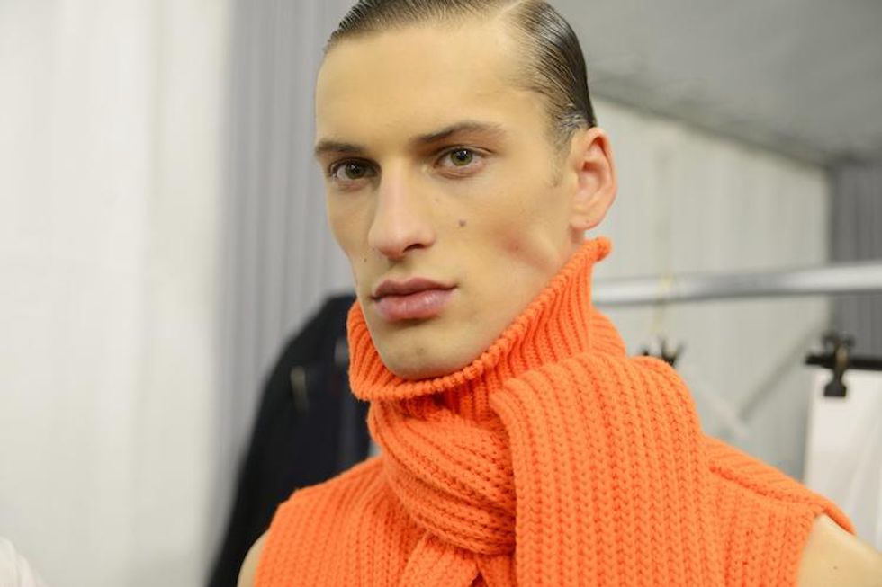 Louis Vuitton Present's Chic, Floral Menswear for Fall 18 Paris Show