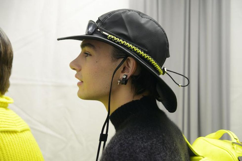 Louis Vuitton Presented Chic, Floral Menswear at Their Fall 18 Paris Show