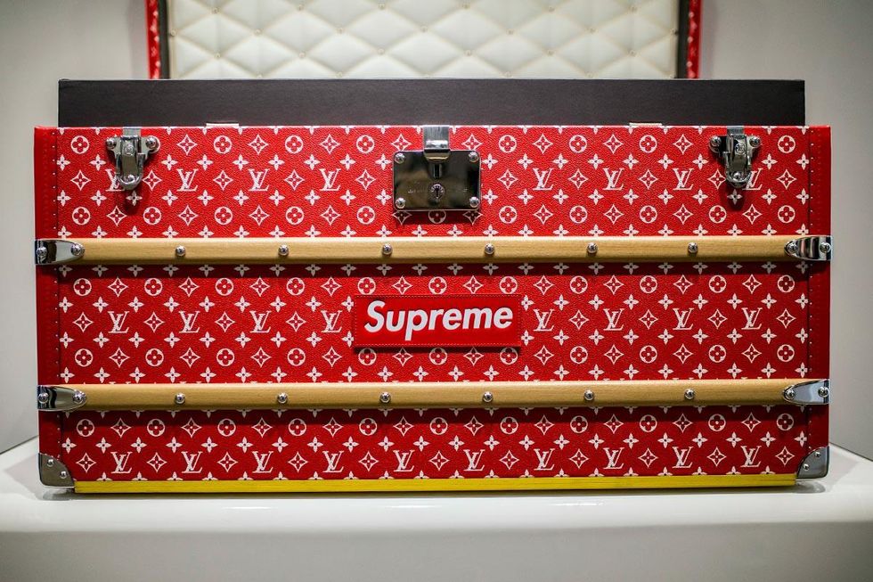 The Louis Vuitton x Supreme Collaboration Just Debuted on the