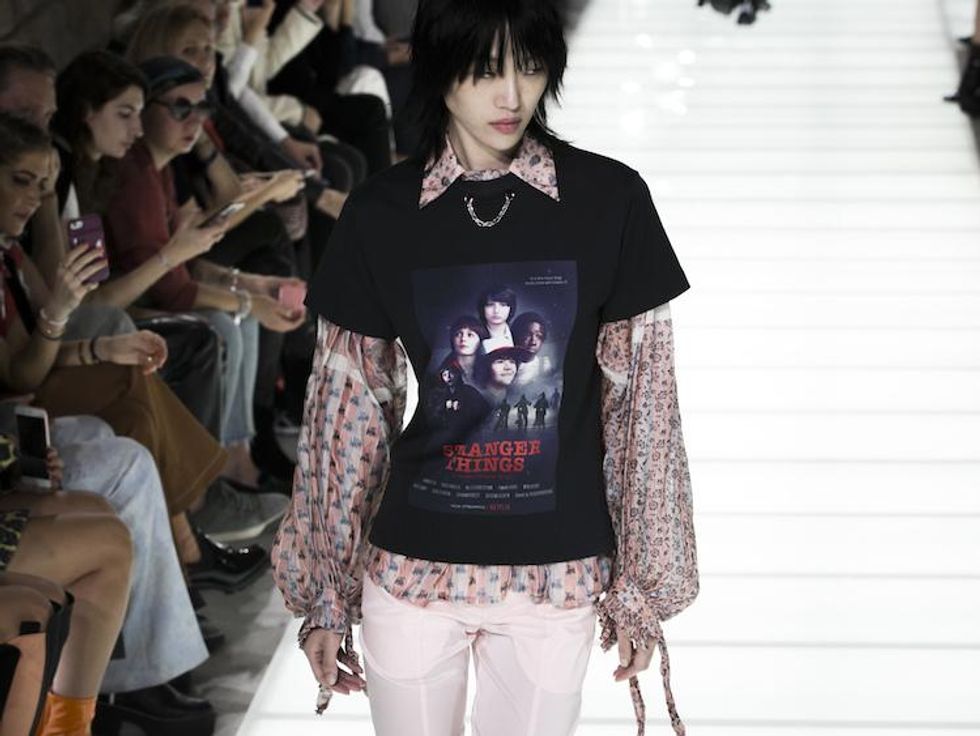 Louis Vuitton 'Stranger Things' T-shirt - Louis Vuitton Debuts