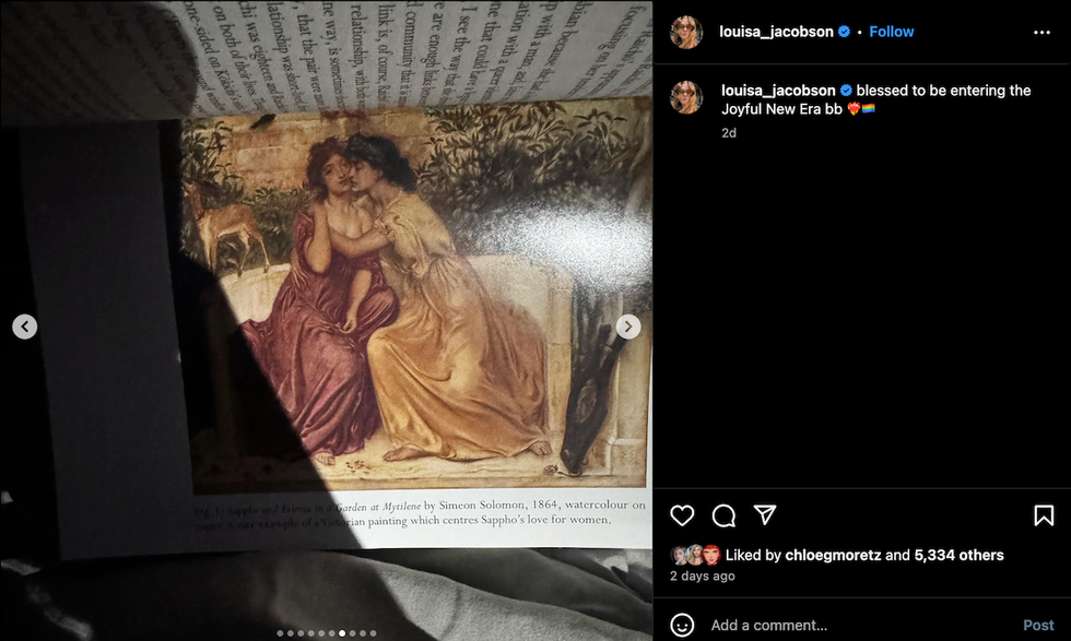 Louisa Jacobson via Instagram