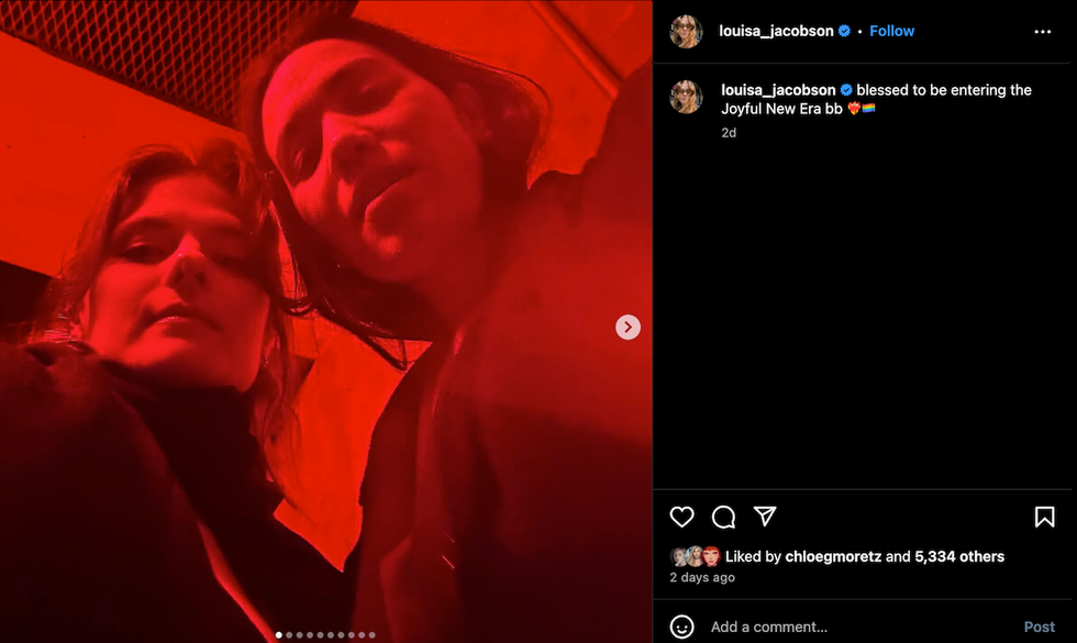 Louisa Jacobson via Instagram