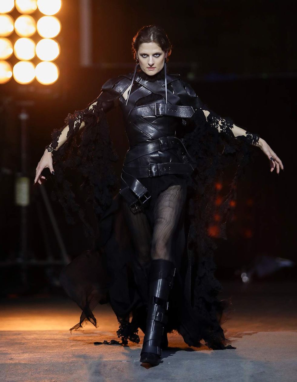 Louisa Jacobson walks the runway during Vogue World Hollywood 2025