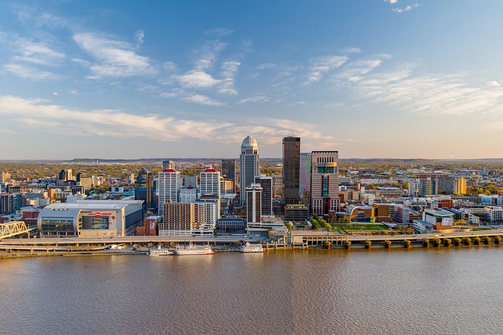 Louisville skyline.