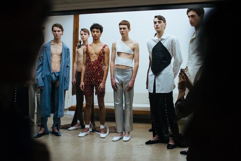 Ludovic de Saint Sernin's Fall 18 Show Was A Gloriously Gay, Sensual Spectacle