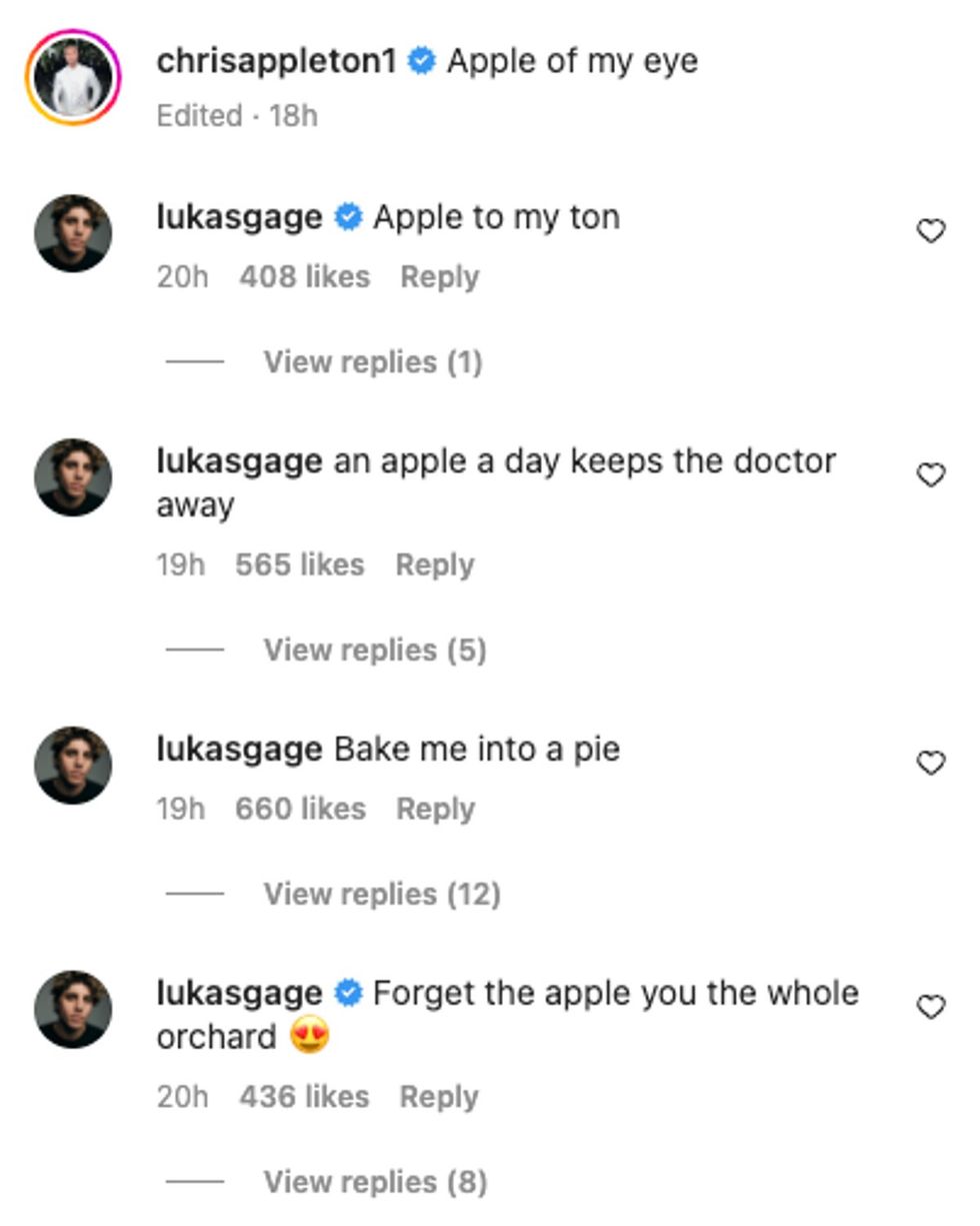 Lukas Gage and Chris Appleton