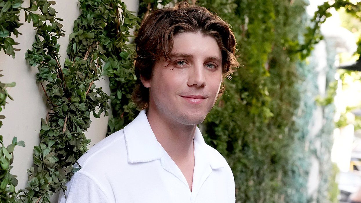 Lukas Gage attends Netflix A TOO MUCH Toast with Most at San Vicente Bungalows July 2025 Los Angeles California