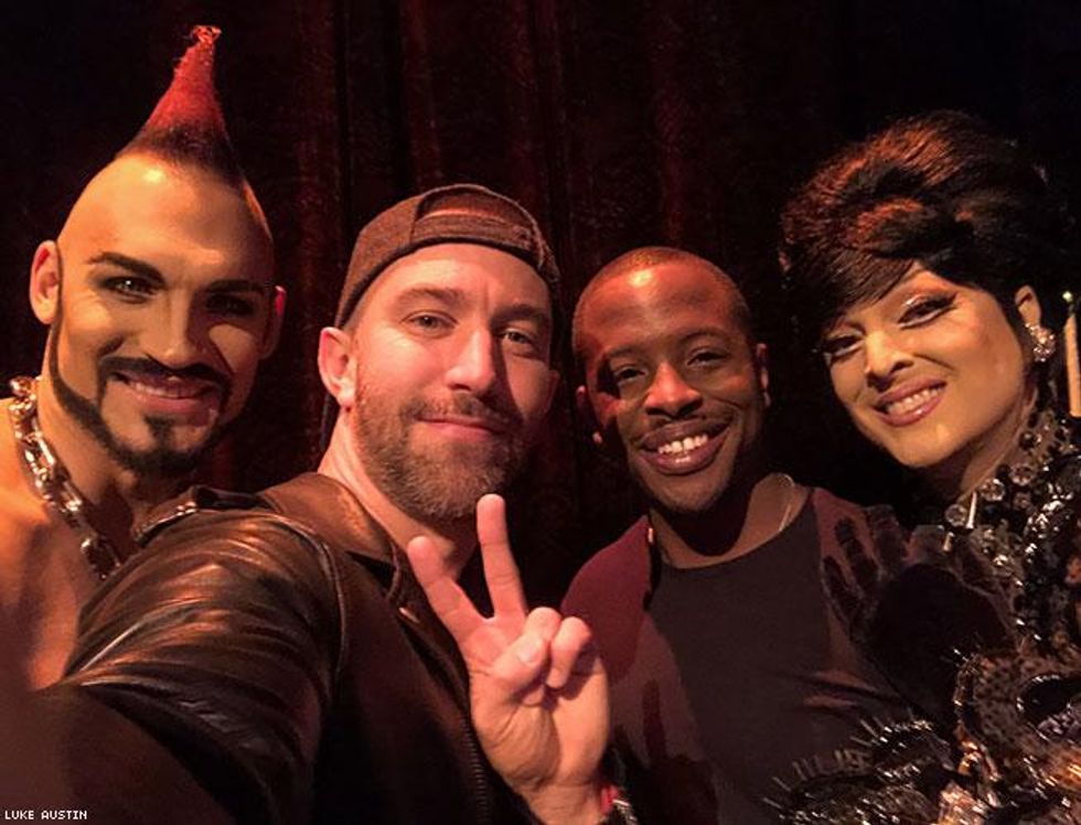 Luke and Kelechi at Zumanity