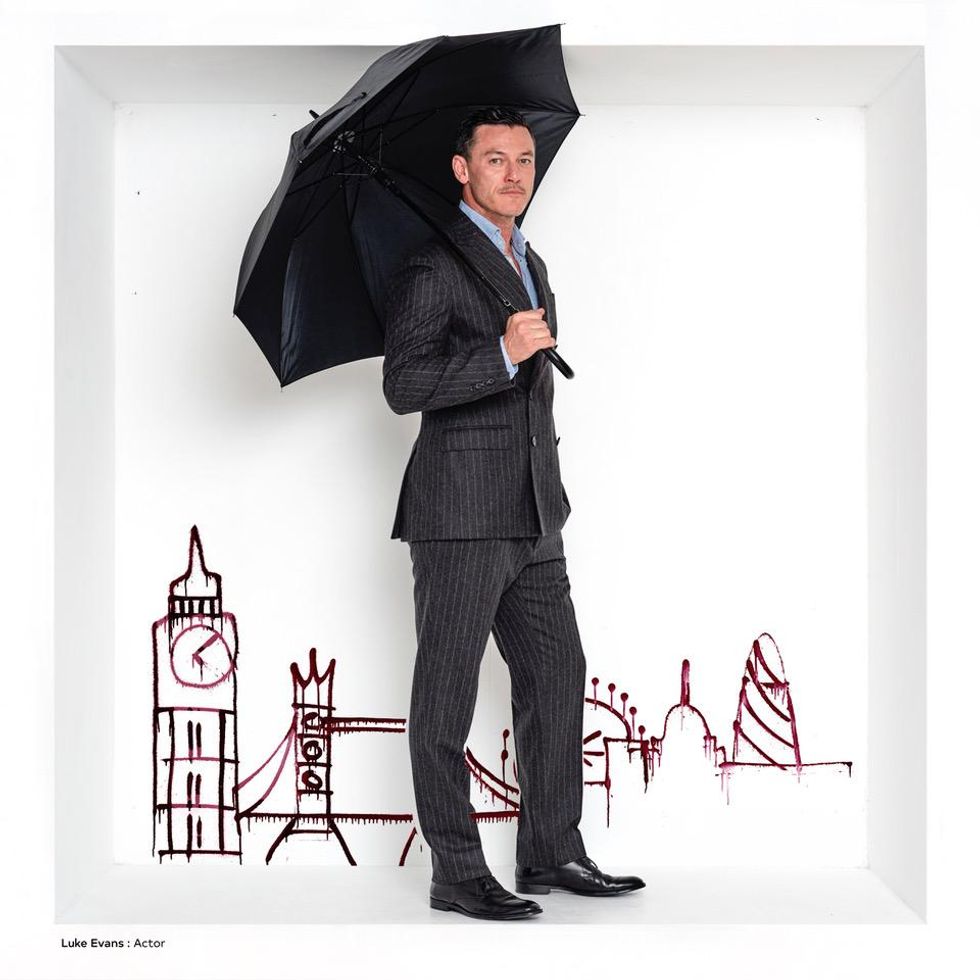 Luke Evans shot by Magnus Hastings