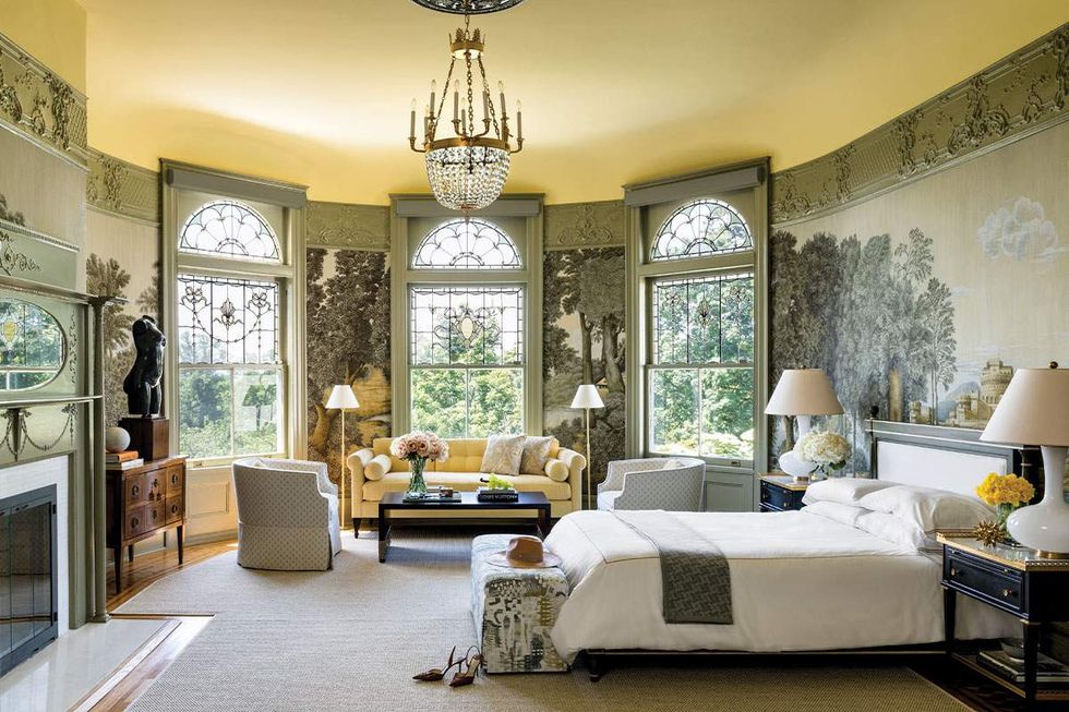 lush bedroom interior