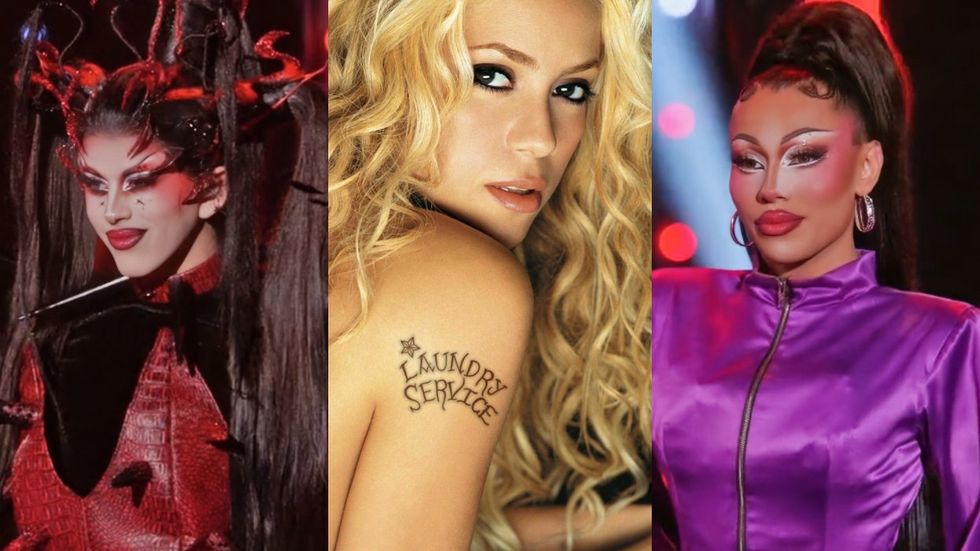 Lydia B Kollins and \u200bJorgeous lip sync to 'Whenever, Wherever' by Shakira on \u200bRuPaul's Drag Race All Stars\u200b season 10