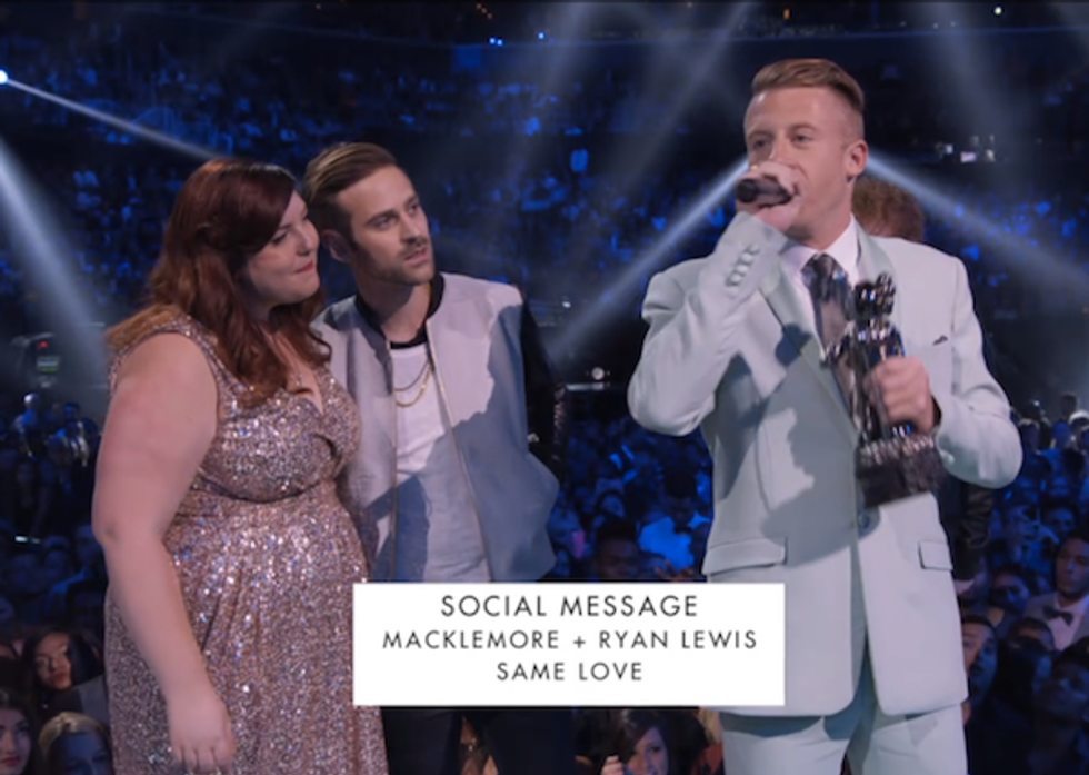 Macklemore & Ryan Lewis Win VMA