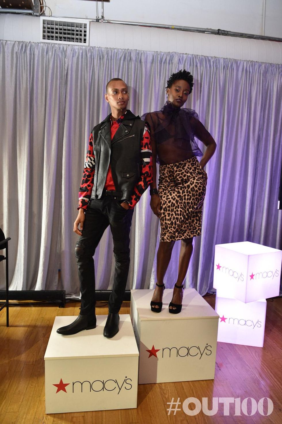 Macys OUT 100 fashion vignettes at The 2017 OUT100 Gala