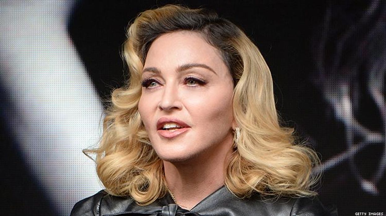 Madonna at the Stonewall Inn, New Year's Eve