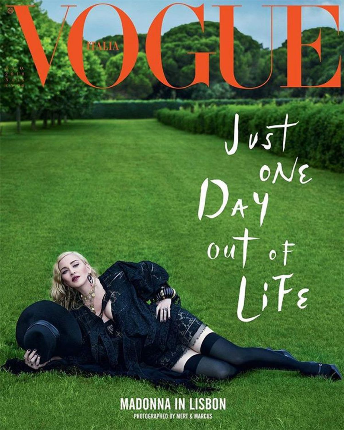 Madonna Looks as Stunning as Ever Gracing the Cover of Vogue Italia