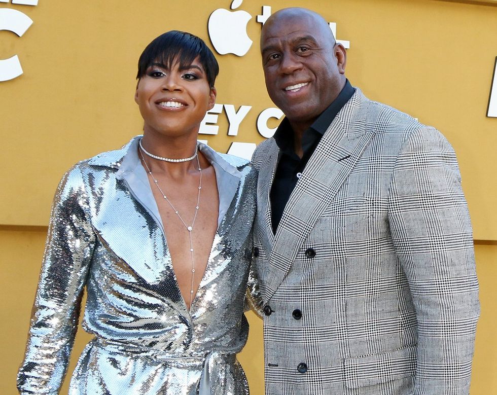 Magic Johnson with his son EJ Johnson