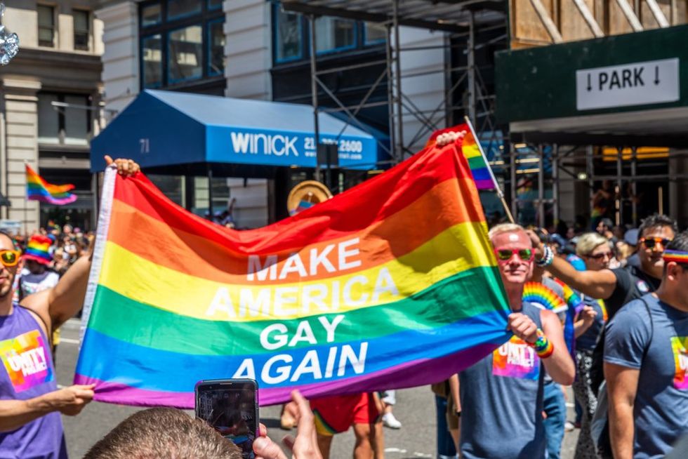 "Make America Gay Again" World Pride March NYC