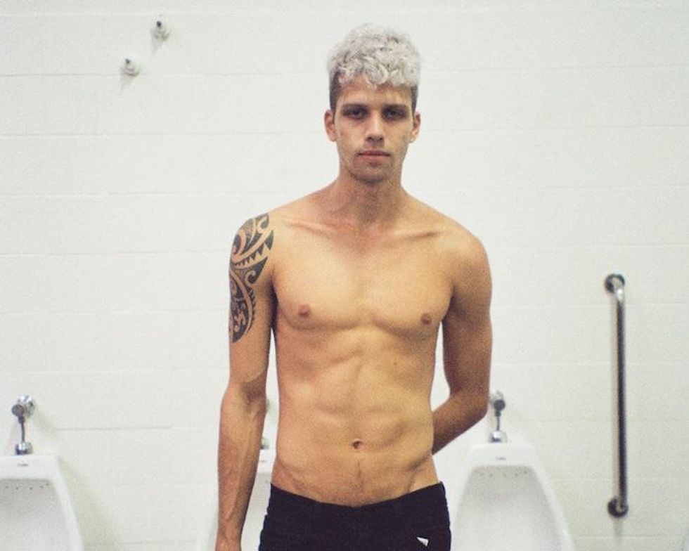 Male Models Pose With Toilets at Sao Paolo Fashion Week