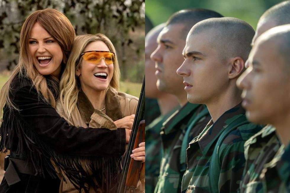 Malin Akerman and Brittany Snow on The Hunting Wives; Miles Heizer on Boots