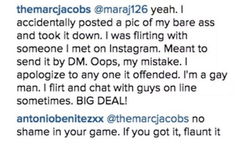 Marc Jacobs Nude Instagram