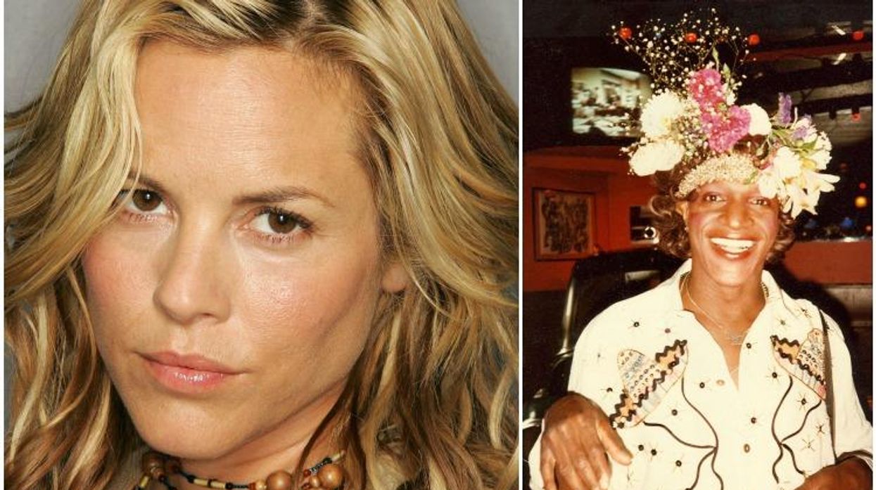 Maria Bello / Marsha P Johnson collage