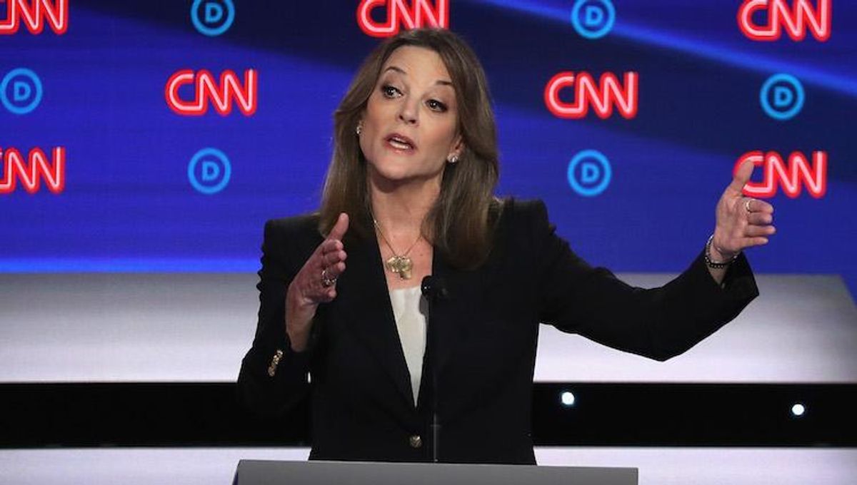 Marianne Williamson stood out at the 2020 Democratic presidential primary debates in Detroit on CNN.