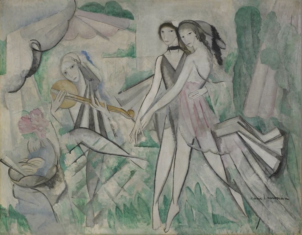 Marie Laurencin The Elegant Ball or The Country Dance 1913 Muse\u0301e Marie Laurencin Tokyo