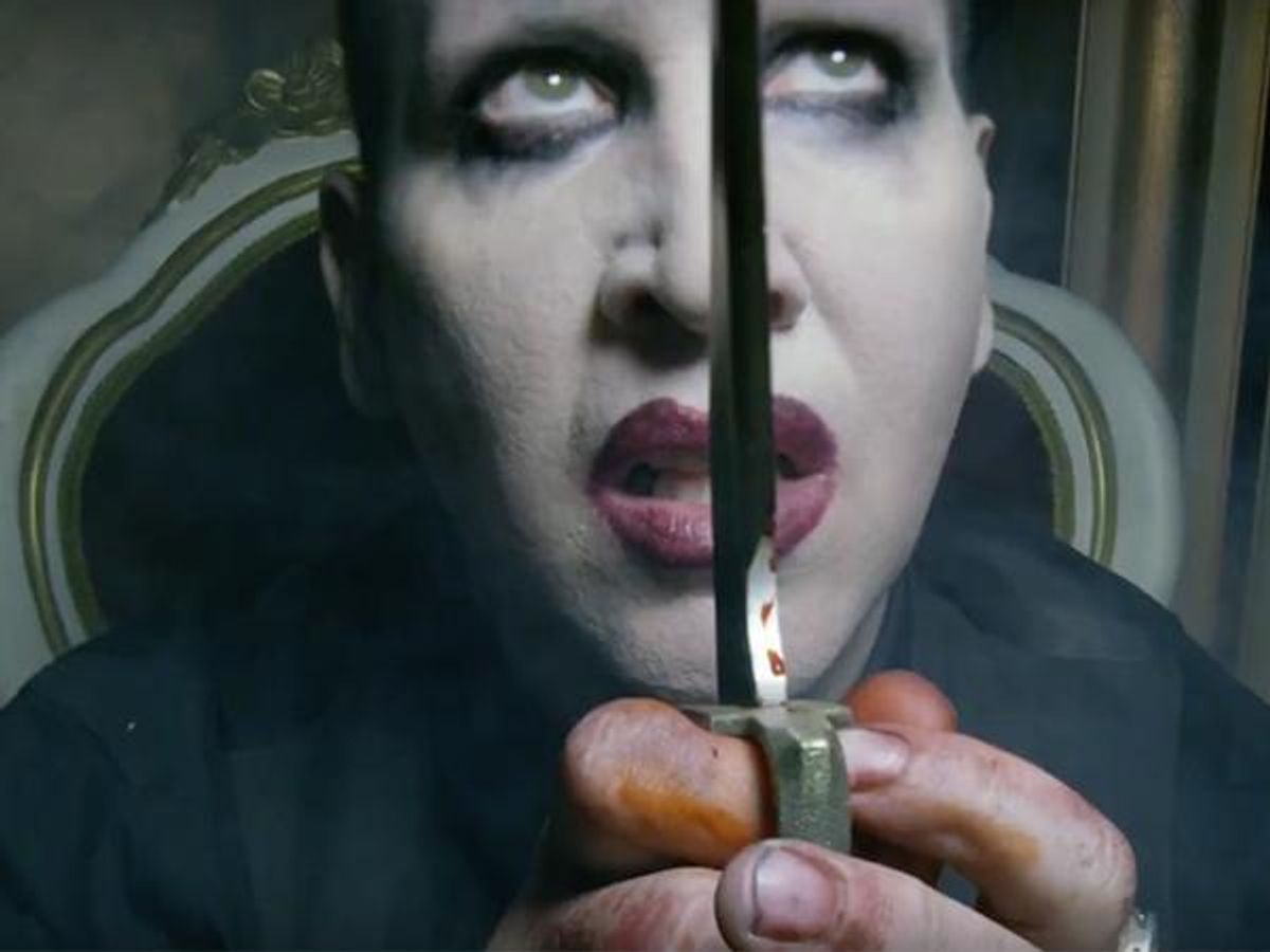 Marilyn Manson Injured Onstage in NYC
