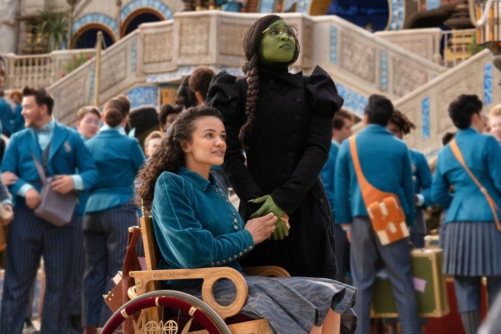 Marissa Bode and Cynthia Erivo in Wicked