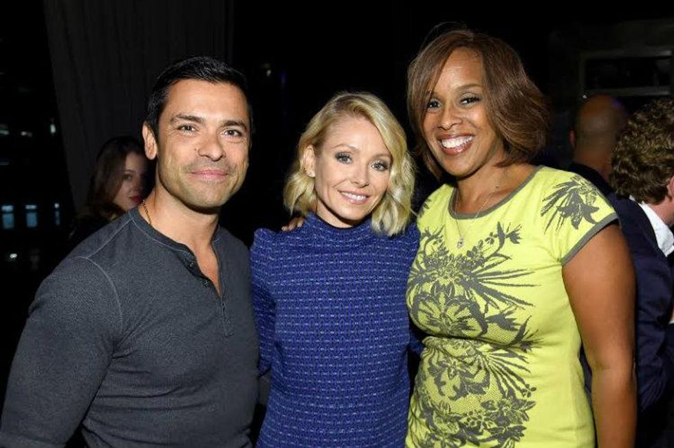 Mark Consuelos, Kelly Ripa, Gayle King