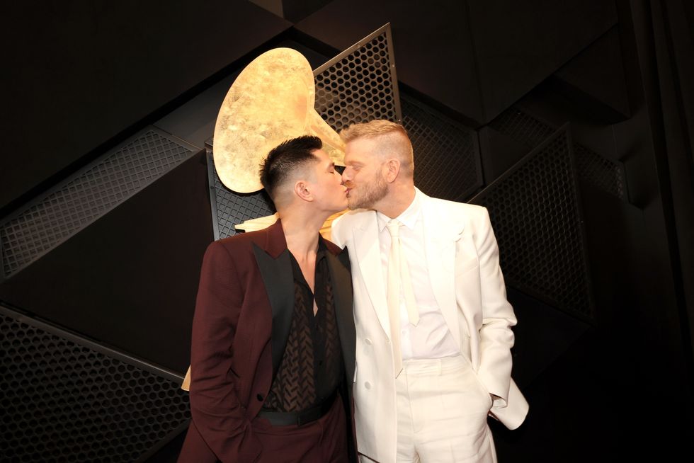mark manio and scott hoying grammys red carpet