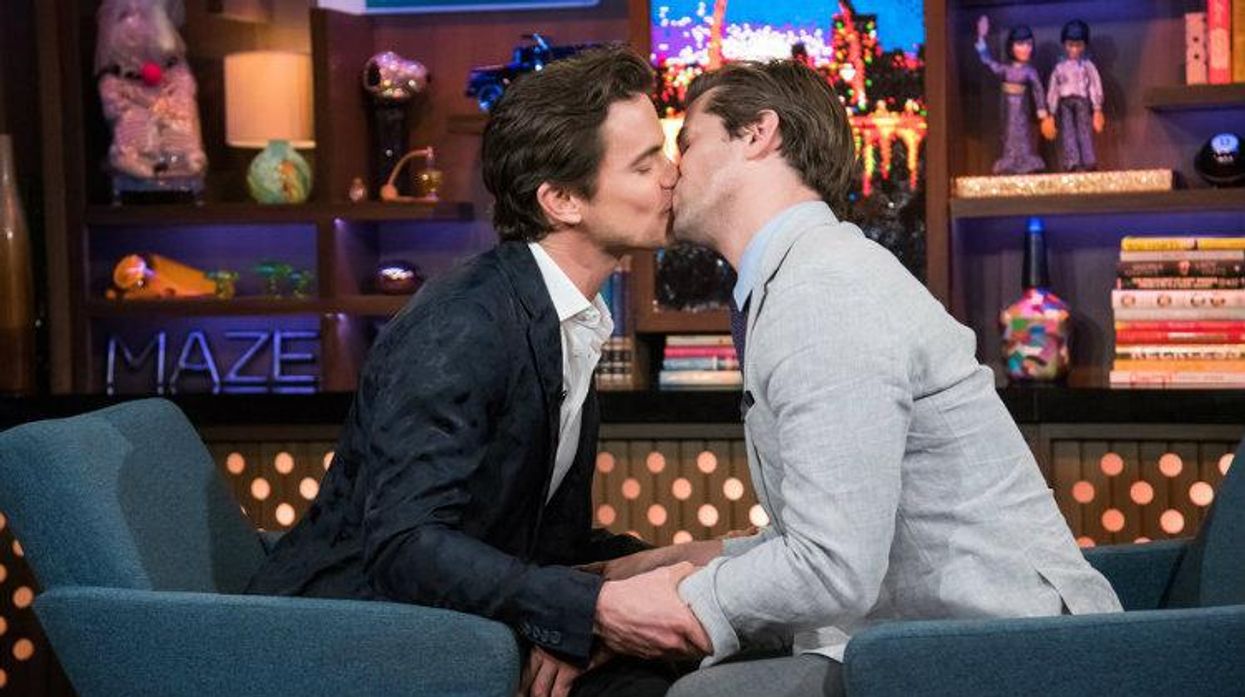 Matt Bomer, Andrew Rannells, Andy Cohen, Watch What Happens Live