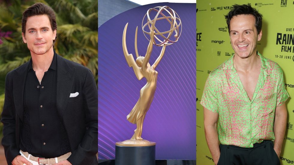 Matt Bomer Emmy Statue Andrew Scott 76th Primetime Emmys