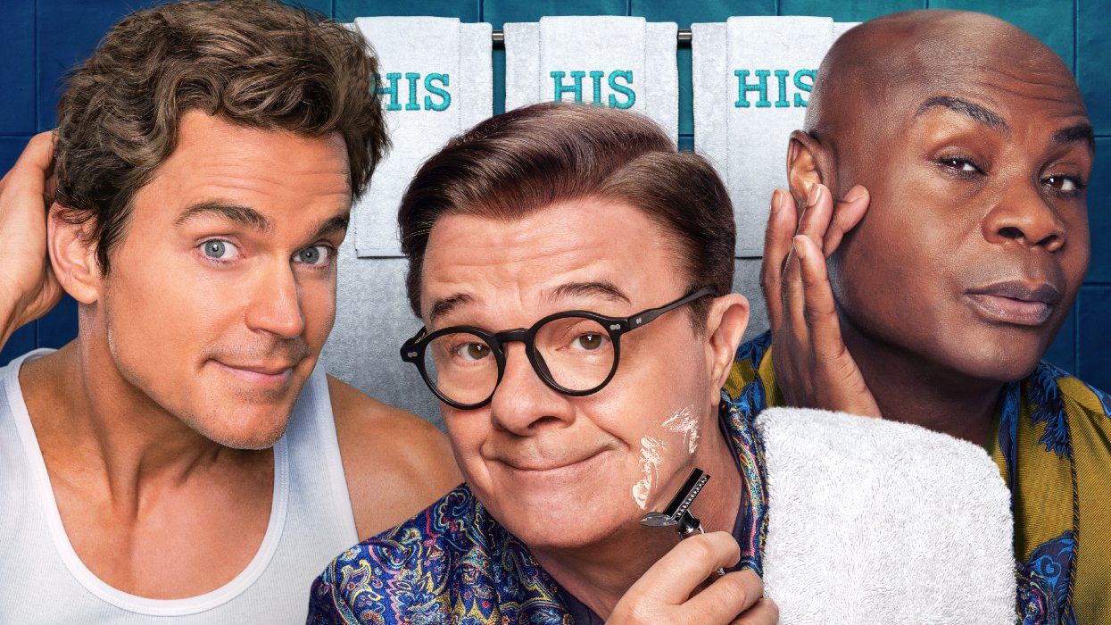 Matt Bomer, Nathan lane, and Nathan Lee Graham on Mid-Century Modern