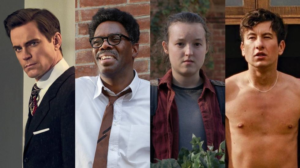 Matt Bomer on Fellow Travelers, Colman Domingo in Rustin, Bella Ramsey on The Last of Us, Barry Keoghan in Saltburn