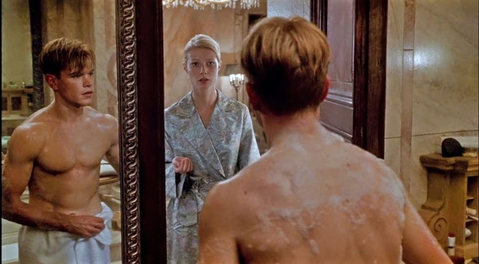 Matt Damon and Gwyneth Paltrow in The Talented Mr Ripley