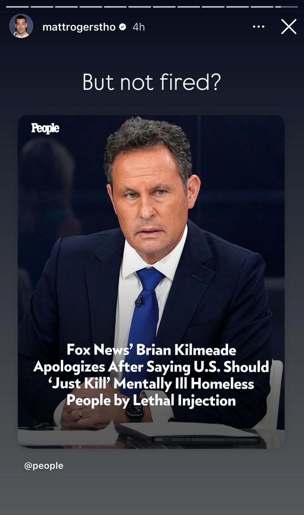 Matt Rogers via Instagram Story