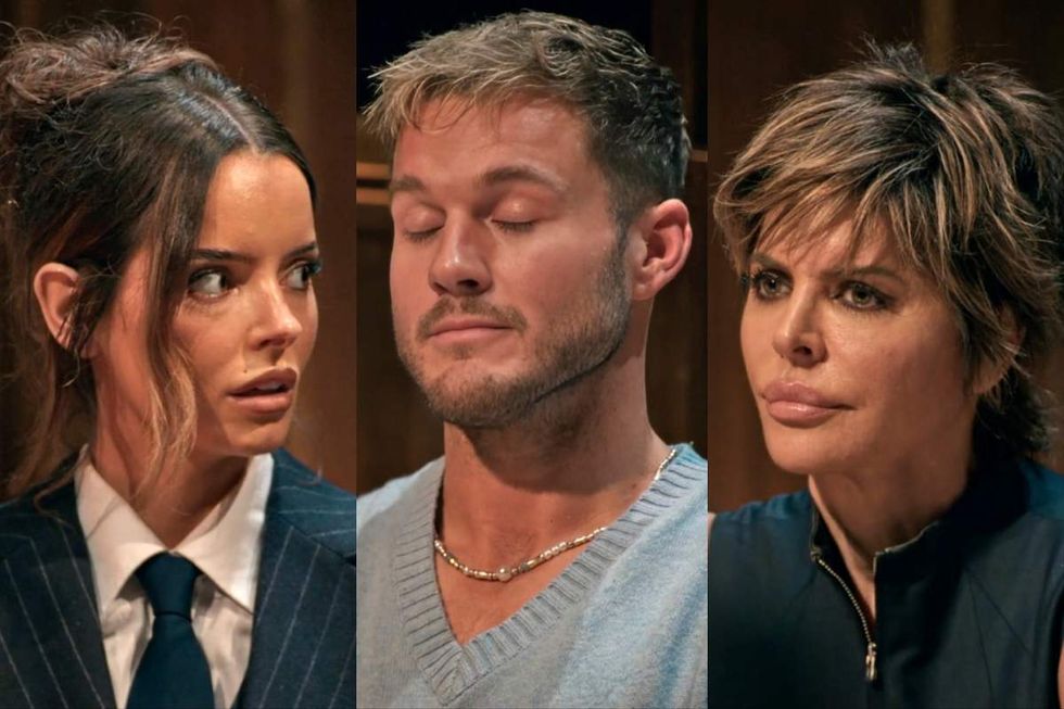 Maura Higgins; Colton Underwood; Lisa Rinna on The Traitors season 4