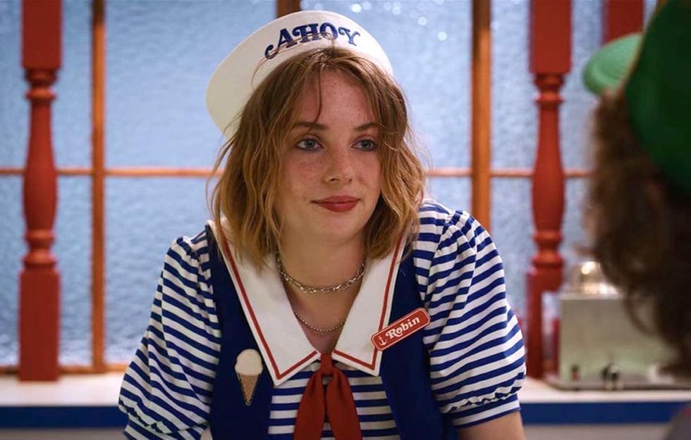 Maya Hawke as Robin on \u200bStranger Things\u200b
