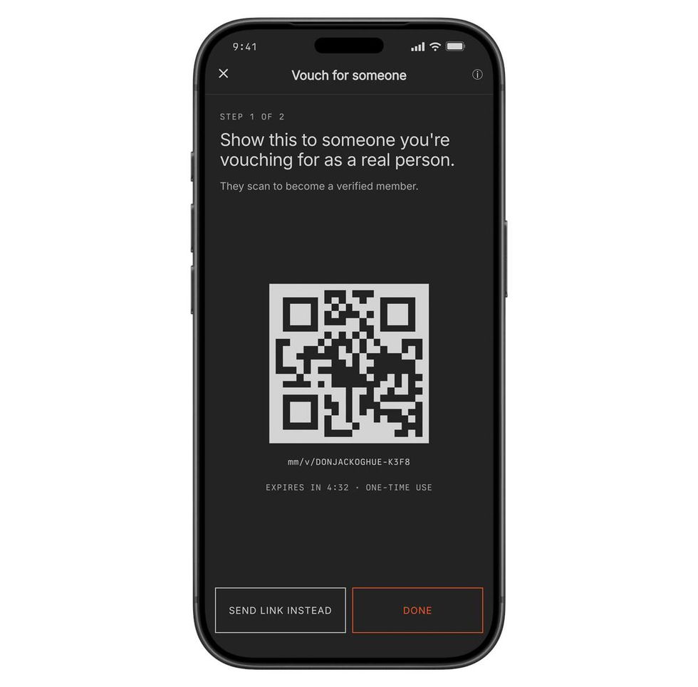 Meetmarket app mock-up
