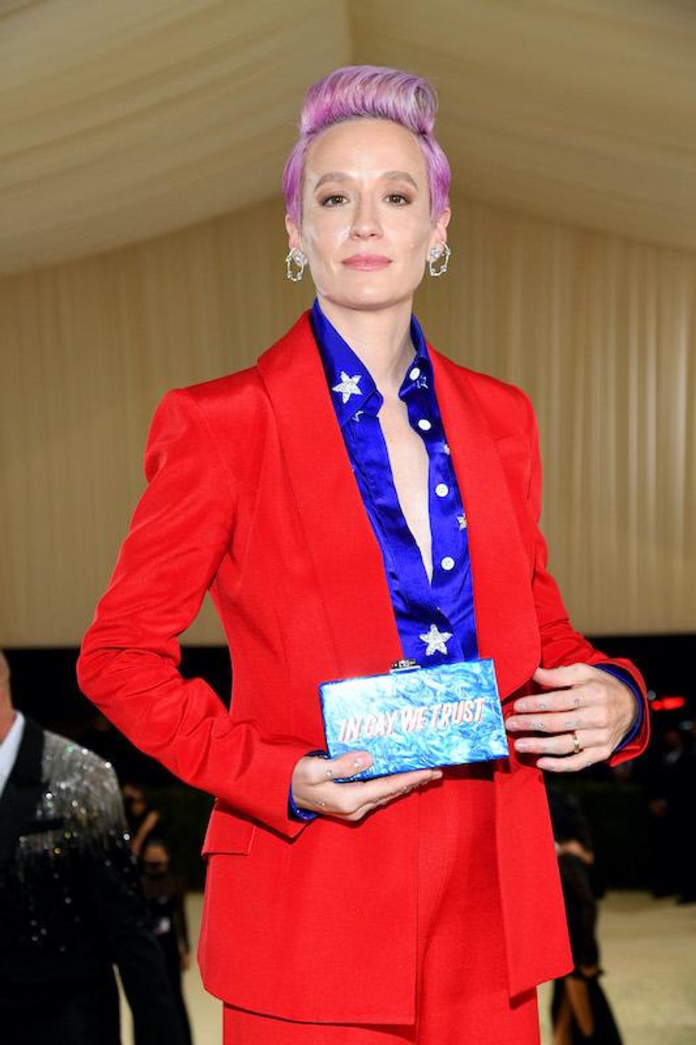 Megan Rapinoe at the 2021 Met Gala