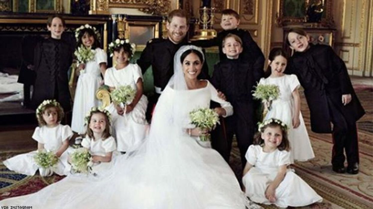 Meghan Markle and Prince Harry’s Official Wedding Portraits—Queen and All