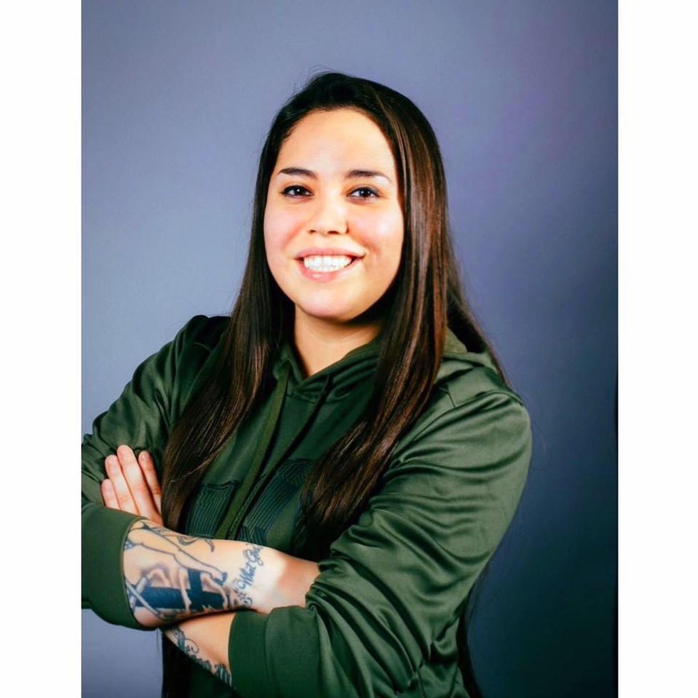 Melissa Celia Garcia (Seattle, WA). a lesbian Latina and Director of Outreach at Seattle Pride