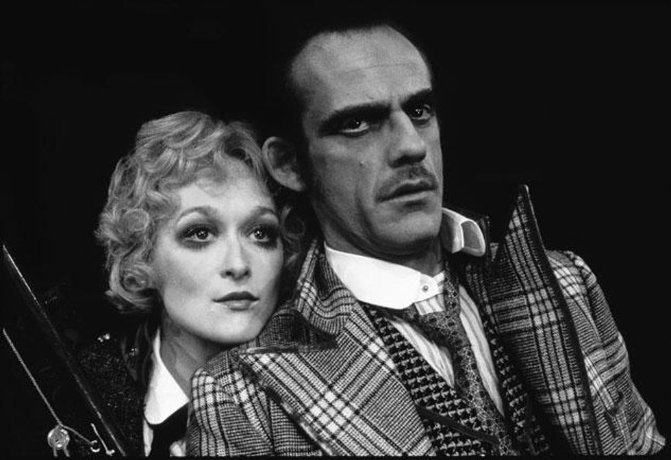 Meryl Streep and Christopher Lloyd in 'Happy End,' Kurt Weill and Bertolt Brecht/Chelsea Theater Center, 1977