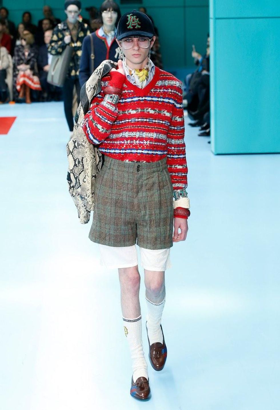 MFW: Gucci Dazzles Us Once Again With Feathers, Severed Heads, & Dragons